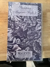 Magenta Art Rubber Stamps: VHS Stamping Magenta Style 2, Excellent Condition