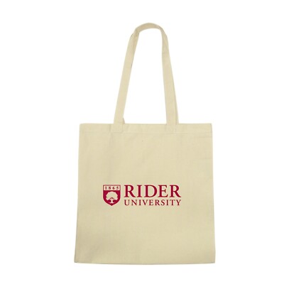Rider University Broncos RU Institutional NCAA Team Tote Bag