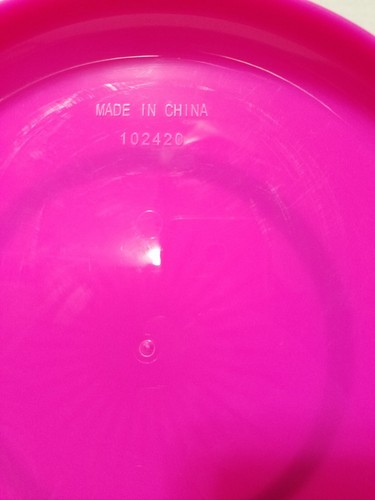 Disc Golf Flying Disc (frisbee) Fuchsia & Purple w/White Starburst, Unbranded - Picture 2 of 3