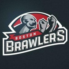 FXFL Boston Brawlers Football Embroidered T-Shirt S-6XL, LT-4XLT XFL AAF New 