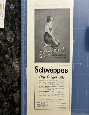 Schwepps Dry Ginger Ale Tonic Water Spencer & Co.Ltd Vintage Print Ad 1930