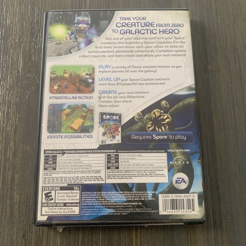 Spore: Galactic Adventures (Windows/Mac, 2009) expansion pack - Picture 2 of 3