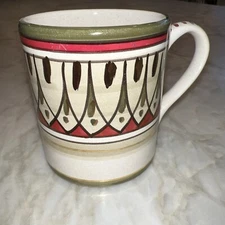 9 Starbucks Holiday Christmas Mugs Handpainted Sberna Italy Green Red Gold