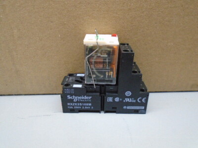 RXZE2S108M with RXM2AB2F7  Schneider Electric ice cube relay and base W146