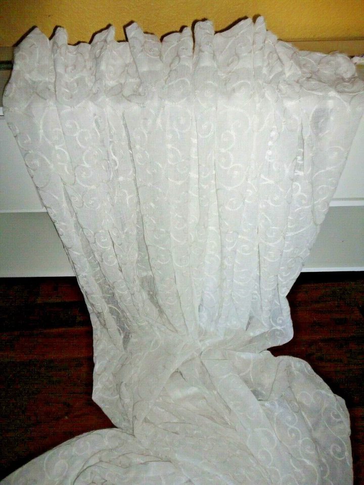 SOFTLINE ЩЕПОТКА ПЛИССИРОВАННЫЕ OFF-БЕЛЫЙ ПРОКРУТКИ ЧИСТЫЙ (2) СКРЫТЫЕ ВКЛАДКИ ПАНЕЛИ 30 X 107 - Изображение 3 из 4