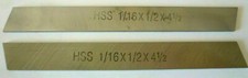 2 Pezzi HSS Mini Tornio Metallo Lame da Taglio M2 Tool Steel 1/16" x 1/2" x 4...