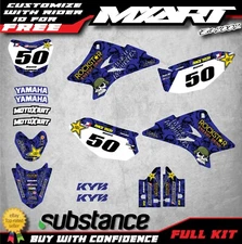 Custom Graphics Full Kit to Fit Yamaha TTR 50 METAL STYLE stickers decals