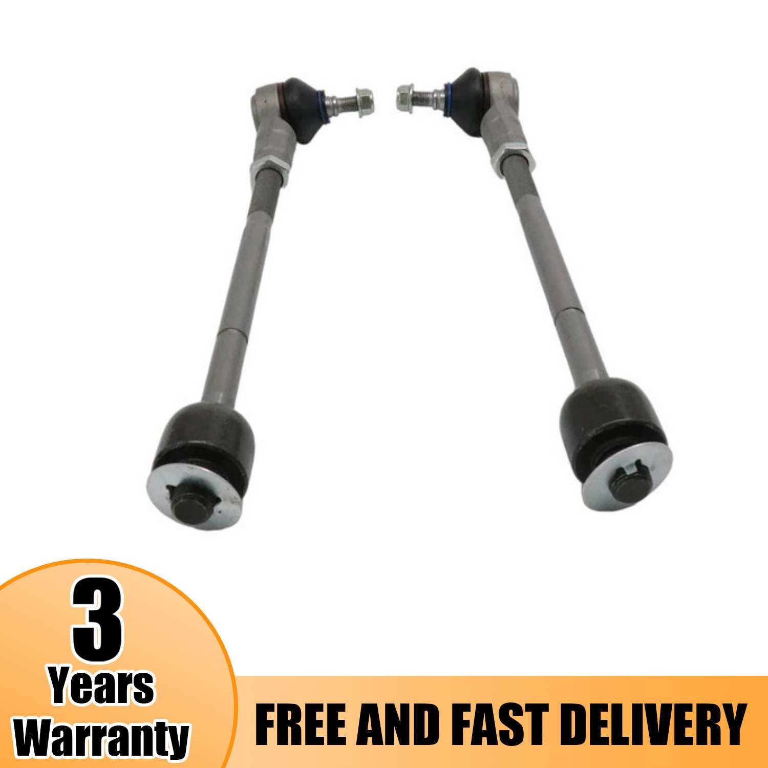 Fit 2003-2012 Maserati Quattroporte Pair Front Inner & Outer Tie Rod End Kit