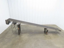 Dorner 2200 Series 12"x 10' Incline Belt Conveyor 115V Variable Speed 114FPM