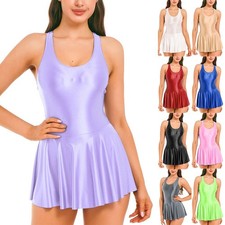 2023 Brand New Swimwear Female Solid Stretchy Sleeveless Beachwear Black