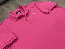 Psycho Bunny Polo Shirt Men's XL 8 Pink 100 Pima Cotton Soft Comfortable