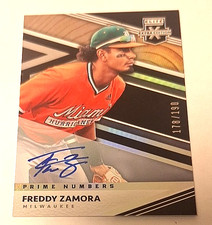 2020 Elite Extra Prime Numbers Signatures #53 Freddy Zamora Rc Auto #178/190