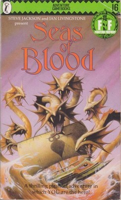 Seas of Blood (Puffin Adventure Gamebooks) - paperback Andrew Chapman