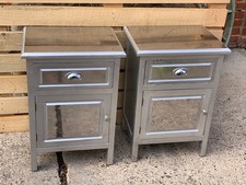 Designer-Kommoden Nachttische Schränkchen Holz Edelstahl Art deco