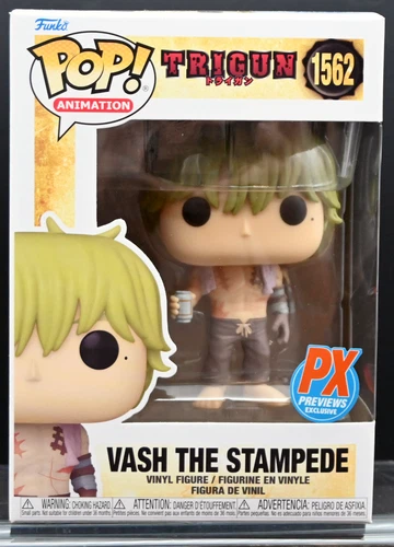 Funko Pop! Animation: Trigun – Vash the Stampede (Shirtless) PX Exclusive – RARE