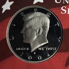 2002 Silver Proof Kennedy Half Dollar 90% Silver Content 0.361 oz Great Coin Gem