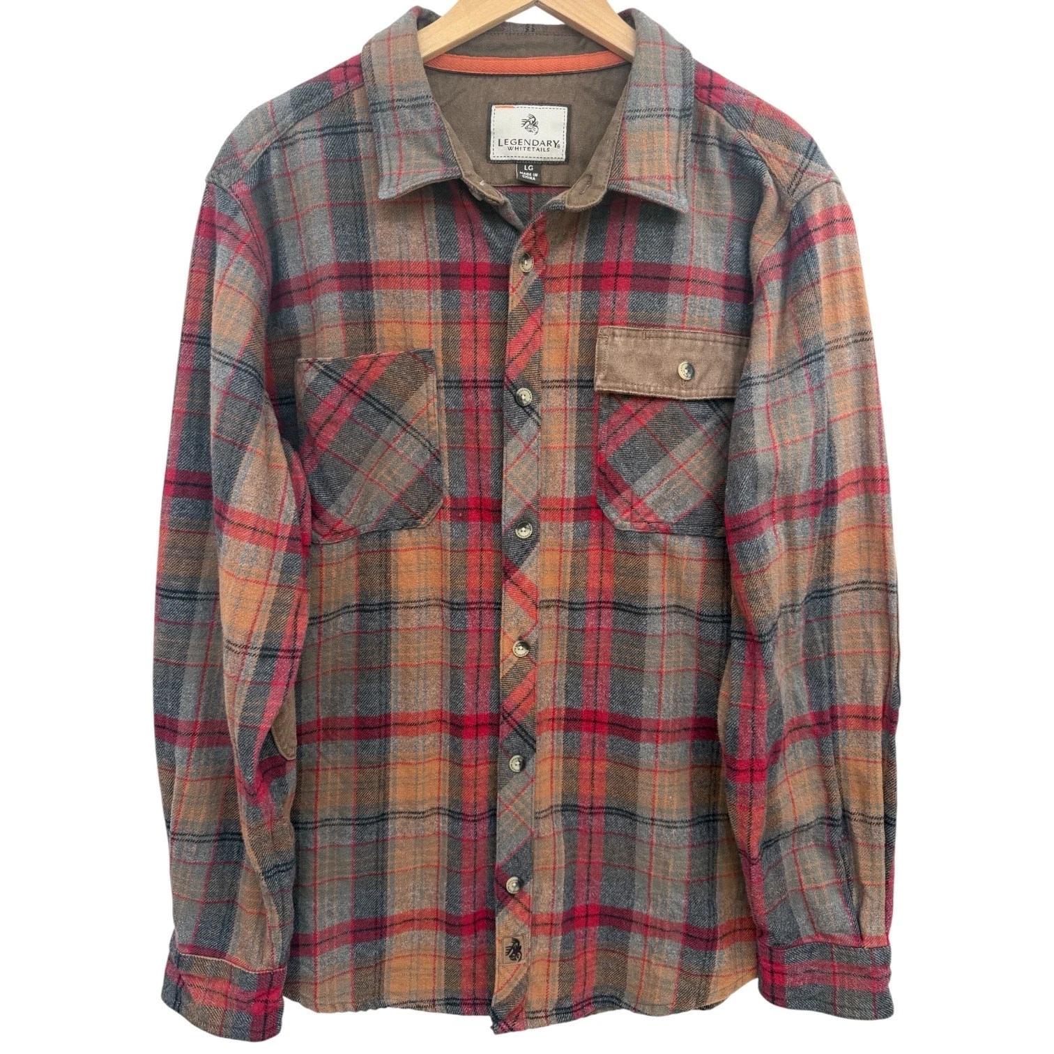 Legendary Whitetails Flannel Shirt Mens Large Plaid Outdoor Button Up
Opens in a new window or tab