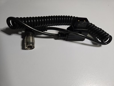 Sound Devices ZAXCOM Power Coiled Twist Cable D-Tap to 4PIN Hirose Male