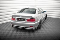 Heck Ansatz Flaps Diffusor FüR BMW 3Er Coupe E46 HeckschüRze Schwarz