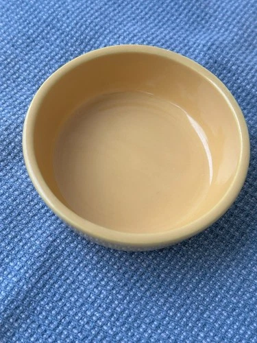 Vintage Fiesta by Homer Laughlin - Relish Tray Center Insert - Yellow - USA