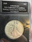1919-D Denver Mint Silver Walking Liberty Half VG