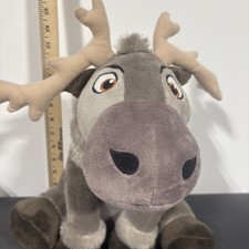 15" Disney Frozen Sven Reindeer Plush Stuffed Animal Gray Brown Toy