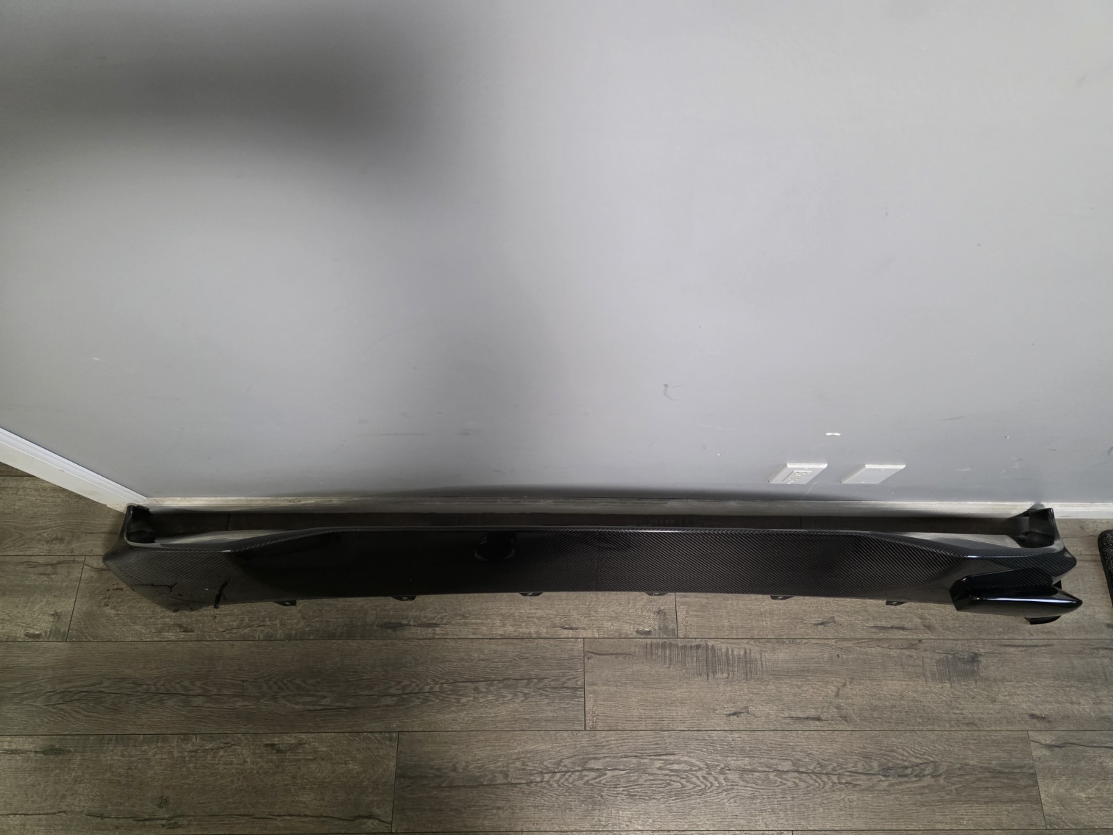ASTON MARTIN DBX 707 DBX707 FRONT BUMPER SPLITTER CARBON FIBER OEM py83-218b45
