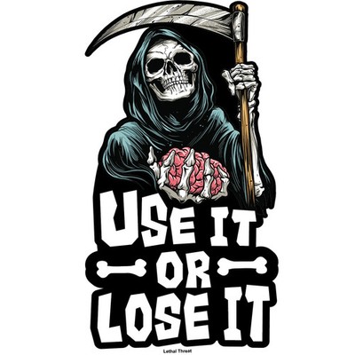 Aufkleber Use It Or Lose It Mini Aufkleber 9 x 5 cm Sticker 