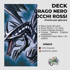 Yugioh! Mazzo Deck DRAGO NERO OCCHI ROSSI da Torneo