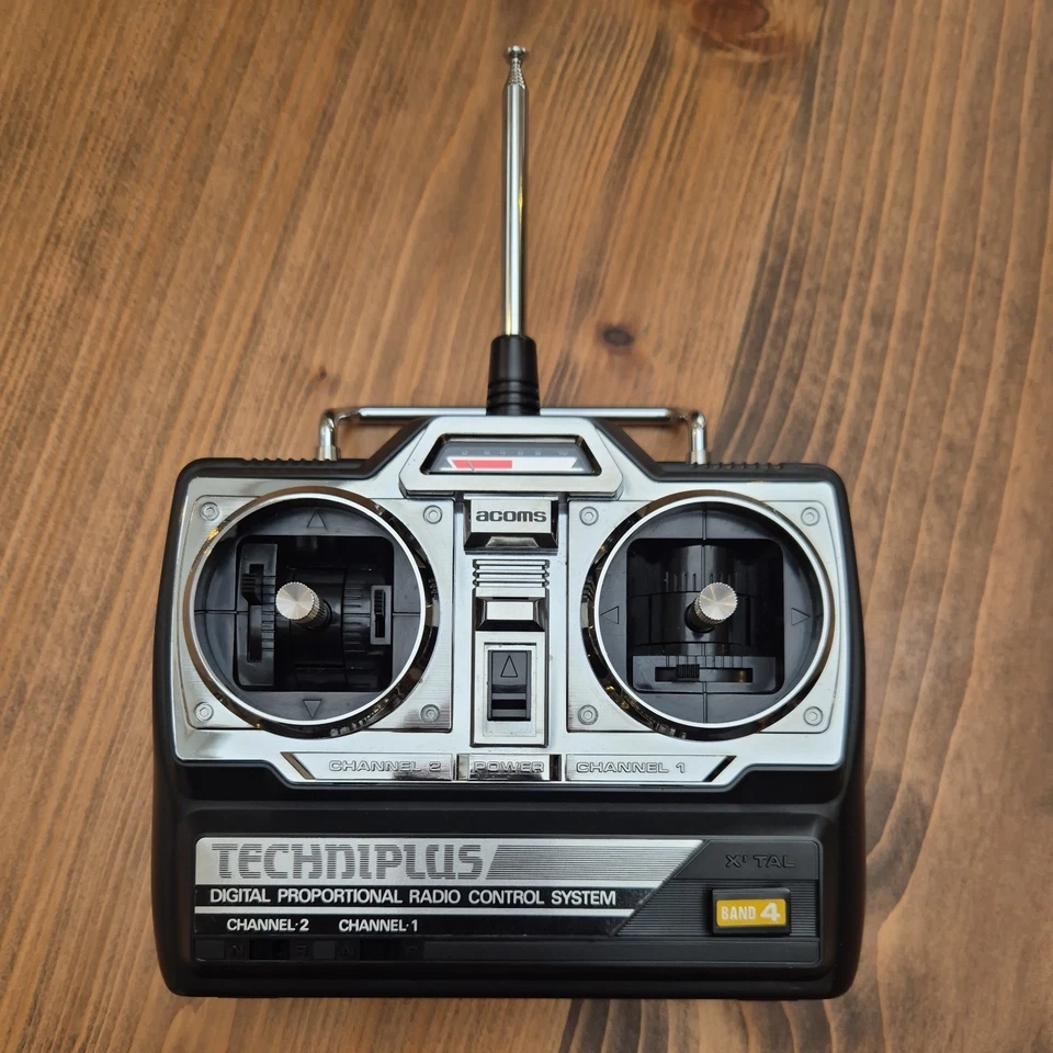 Acoms Techniplus Transmitter 27MHz 2 Channel RC Radio AP-25 Mk 5 - Image 2 of 4