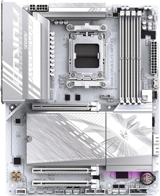 DEFEKT Gigabyte B850 AORUS ELITE WIFI7 ICE AMD AM5 ATX DDR5 weiß Mainboard 