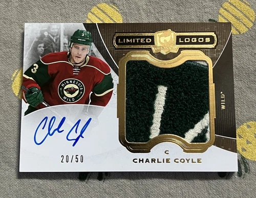 2014-15 The Cup Hockey CHARLIE COYLE Limited Logos Patch Autograph 20/50 Relic