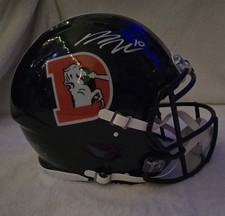 Bo Nix Broncos Autographed Full Size Throwback Beckett Authentic