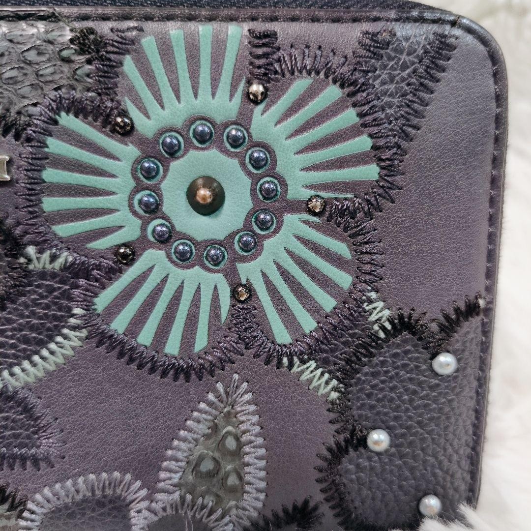 COACH Disney Tinker Bell Patchwork Long Wallet Le… - image 7