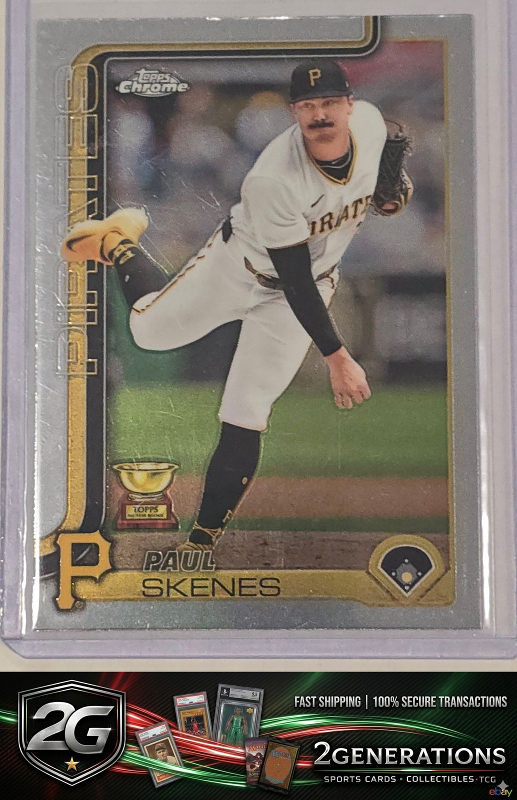 2025 Topps Chrome #300 Paul Skenes Refractors