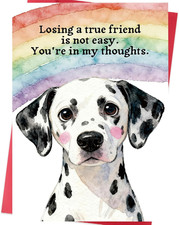 Loss of Dog Sympathy Gift   Dog Bereavement Gift  Pet Loss Sympathy Card for Do