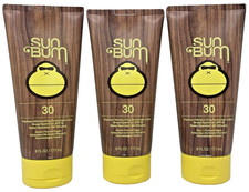 Sun Bum Original Moisturizing Sunscreen Lotion SPF 30 - 6 oz - EXP 11/27 3-PACK