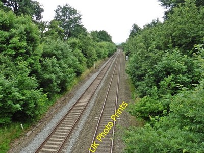 Foto 6x4 Taunton nach Exeter Hauptlinie Brithem Bottom c2016