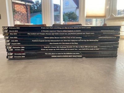 Job lot of Ten Car Magazines from 2004 - Good Condition
