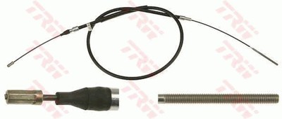 TRW Bremsseil Seilzug Feststellbremse GCH2316 für VW CLASSIC POLO DERBY 86C 80 2