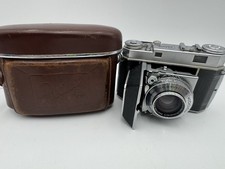 Kodak Retina IIa camera Xenon f:2 50mm Schneider Kreuznach Lens Leather Case