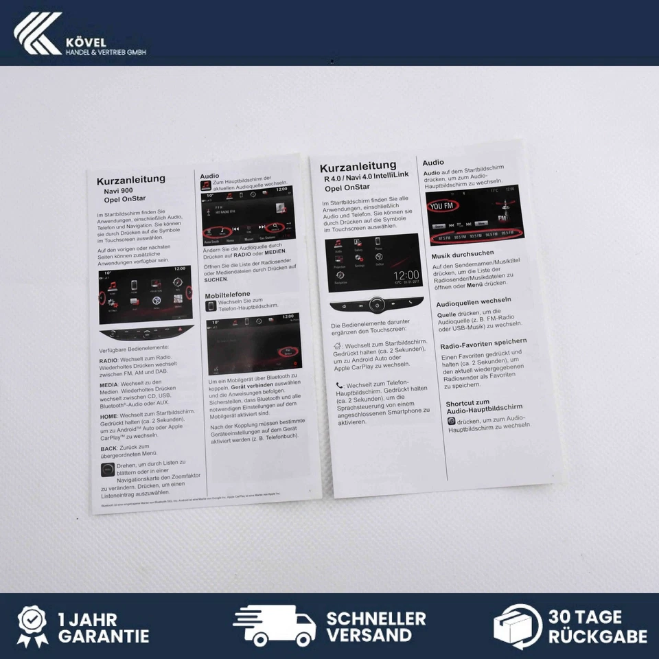 Manuel D'Utilisation Sac De Bord Opel Astra K IDOASKOLSE1910DE - Photo 3/3