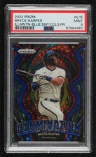 2022 Prizm Illumination Blue Donut Circle 192/199 Bryce Harper PSA 9 MINT 0rd2