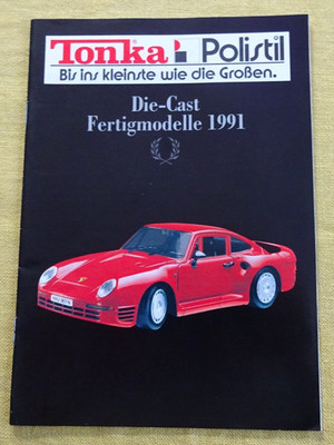 Tonka Polistil Katalog 1991 DIN A5 16 Seiten