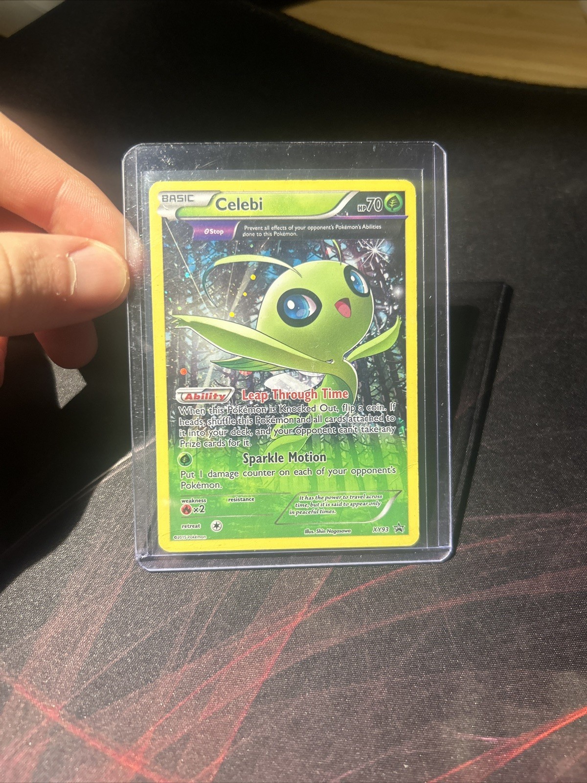 Celebi XY93 XY Full Art Black Star Promo Holo Pokemon Card
