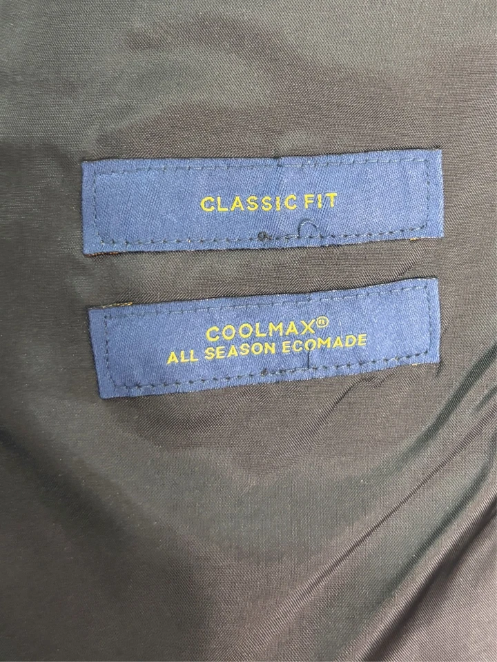 Stafford 52R Black Coolmax Blazer Jacket Sport Suit Coat Wool Classic Fit - Image 4 of 4