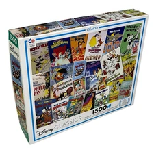 Disney Classics New 1500 Pieces Puzzle Mickey Mouse Dumbo Snow White Jungle Book