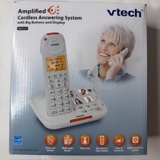 VTech SN5127 Amplified Cordless Senior Phone with Answering Machine White