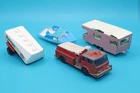 Lesney Matchbox Lot of 4 Denver, Burmah Trailer, Boat, Caravan Made in England