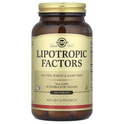 Lipotropic Factors, 100 Tablets